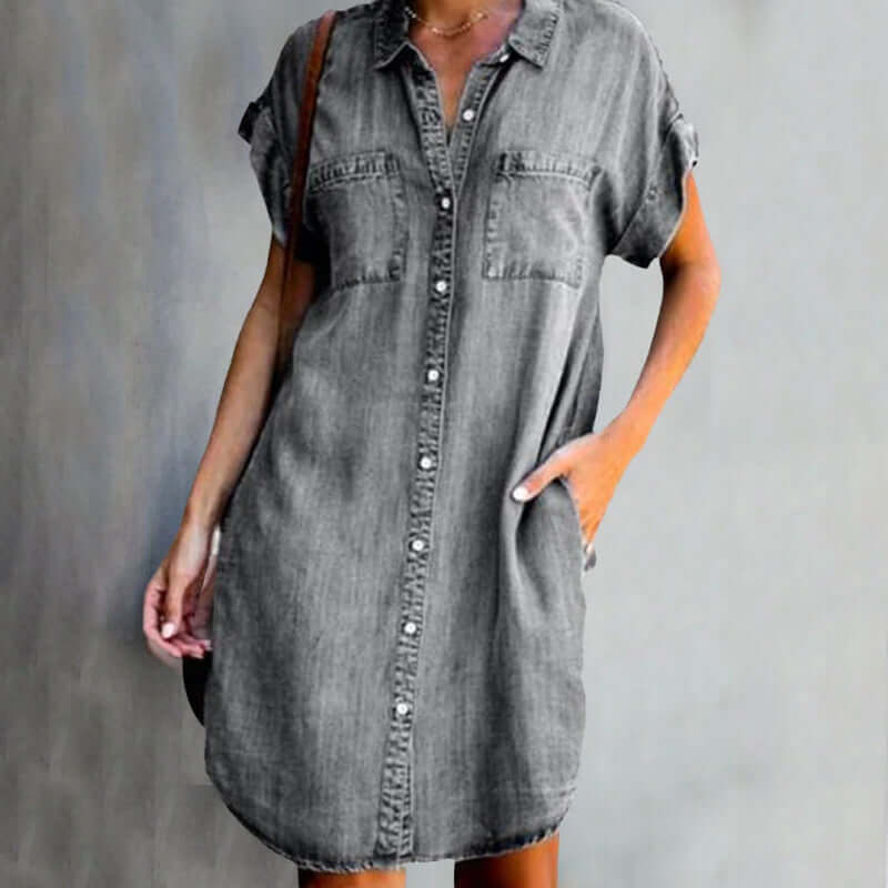 Valentina® | Vestido de Denim Suave