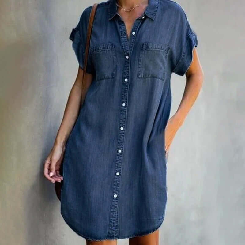 Valentina® | Vestido de Denim Suave