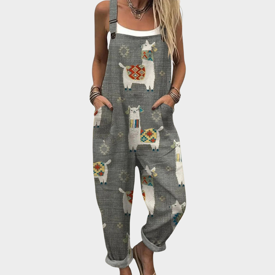 Tessa | Relaxed Fit Overall Jumpsuit