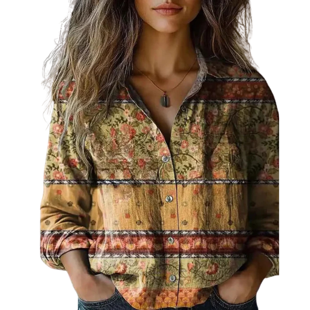 Olivia&Grace™ | Vivienne - Blusa Vintage