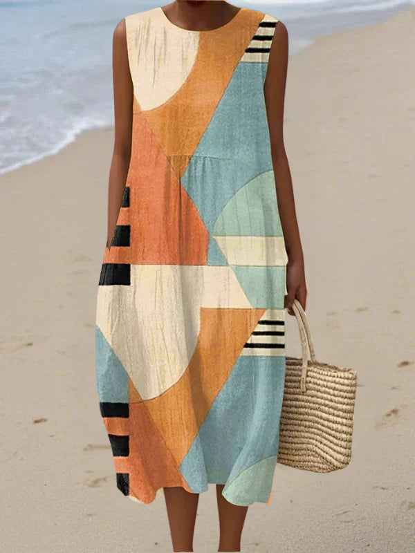 Gina | Sleeveless Midi Dress