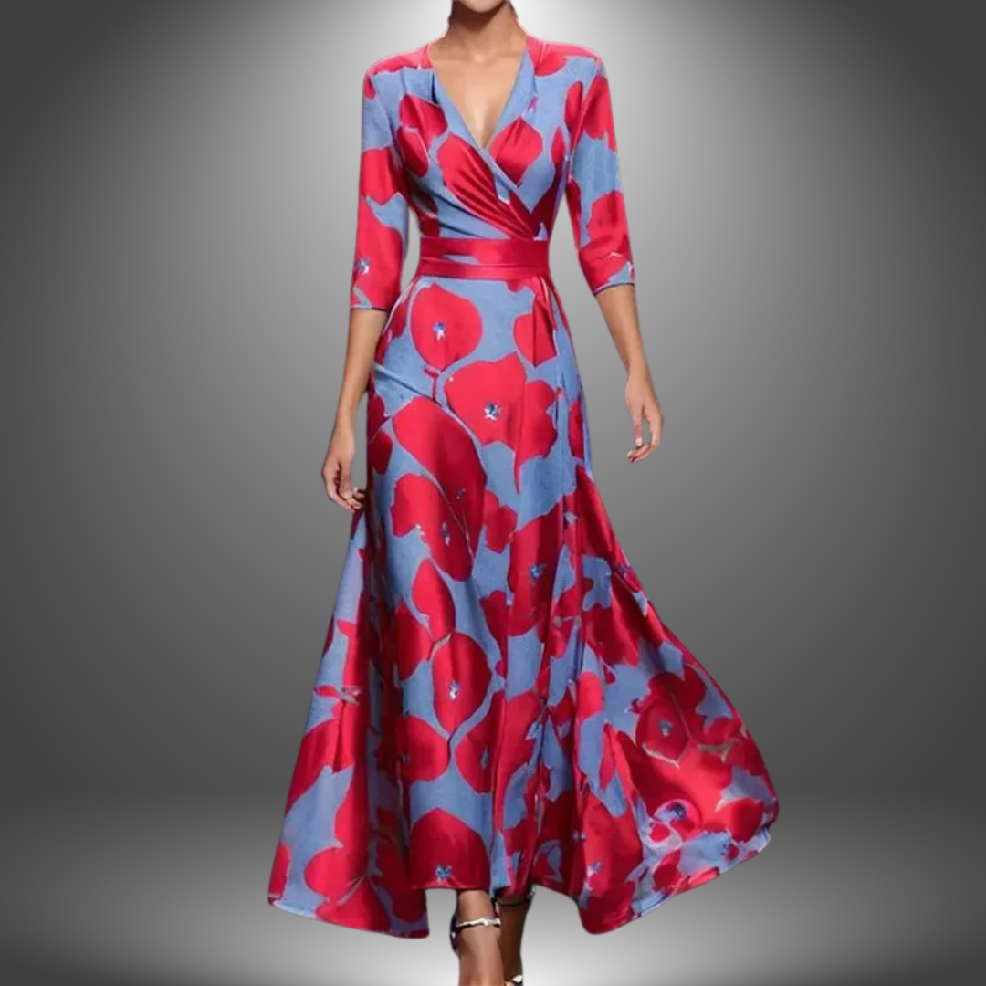 Ada | Elegante Vestido Maxi Floral