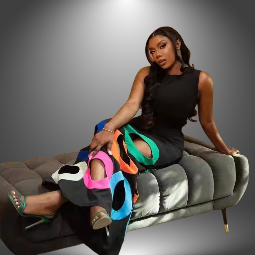 Anastasia | Vestido Maxilargo con Corte Audaz