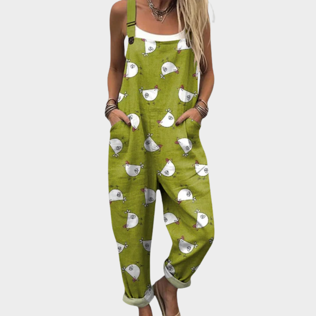 Layla | Relaxed Fit Overall Jumpsuit