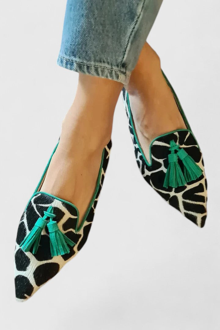 Jolina | Tassel Slip-On Flats