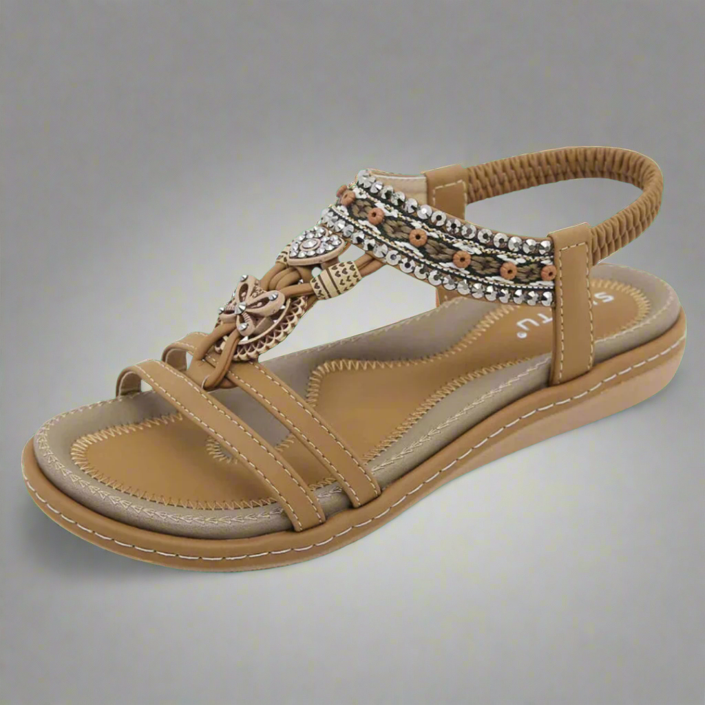 Felicitas | Sandalias Boho hechas a mano de material premium