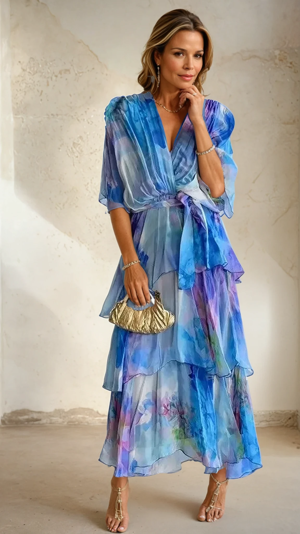 Estela® | Vestido Floral en Capas