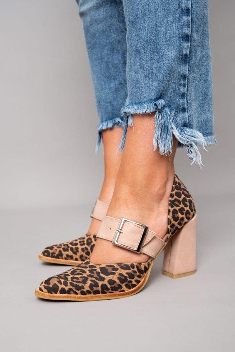 Carmen® | Tacones de Suede Leopardo Avano