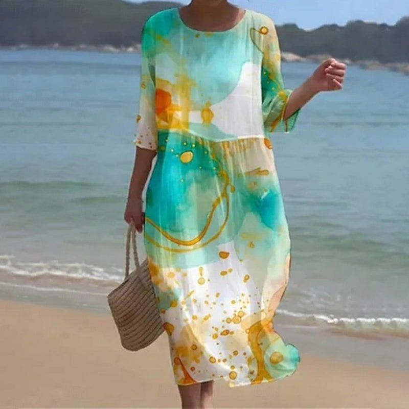Evelyn | Floral Relaxed Midi Dress