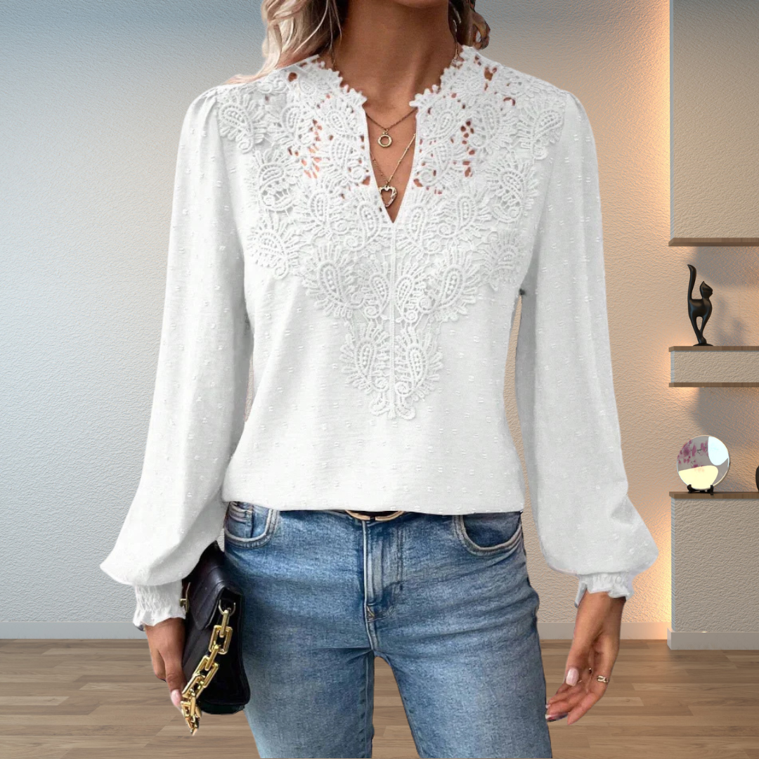 Selene | Lace Detail Blouse