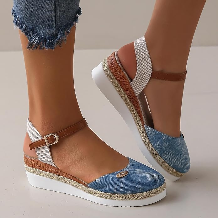 Alfonsa | Sandalias Ortopédicas con Plataforma, Ventiladas y Cómodas