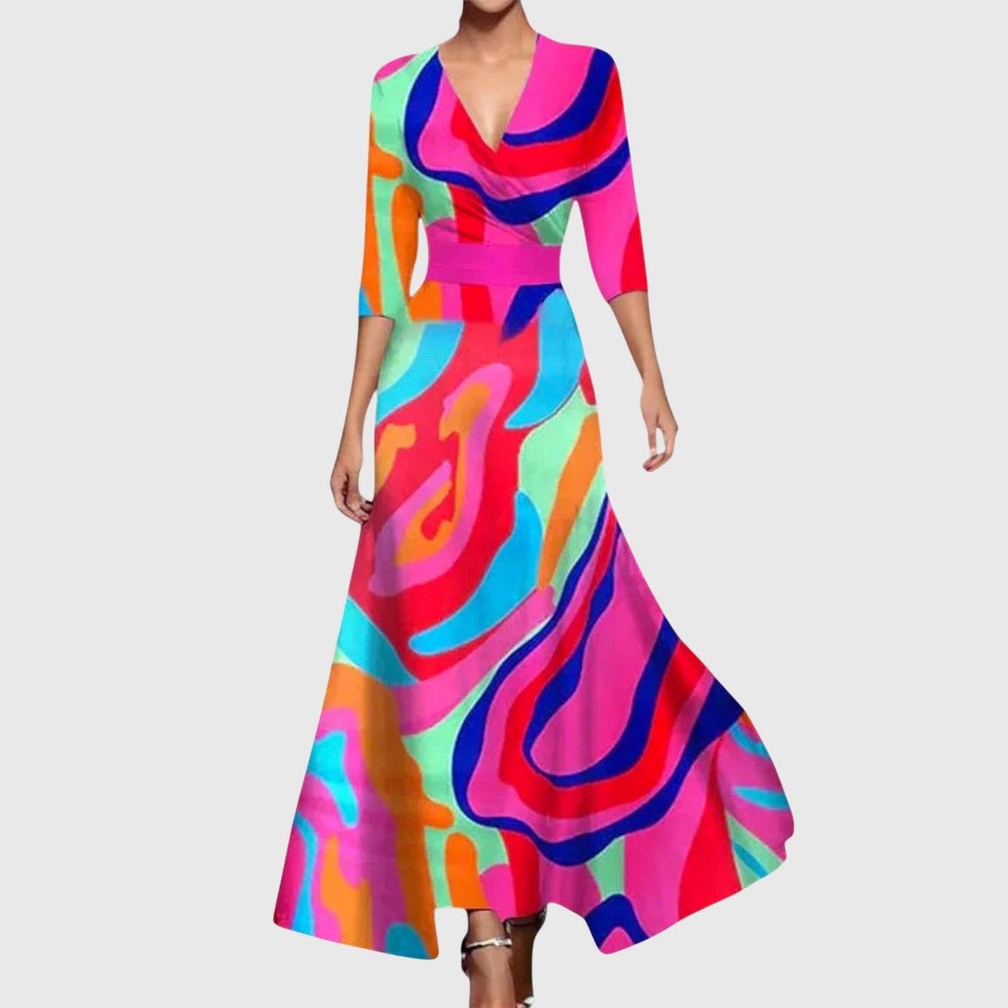 Daphne | Elegant Wrap Maxi Dress