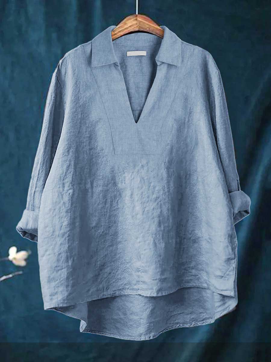Maria | Relaxed Linen Blouse
