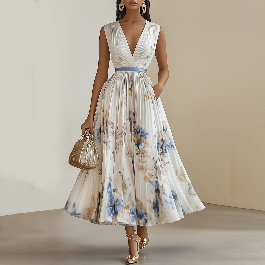 Violet | Women Summer Printed Midi Dress