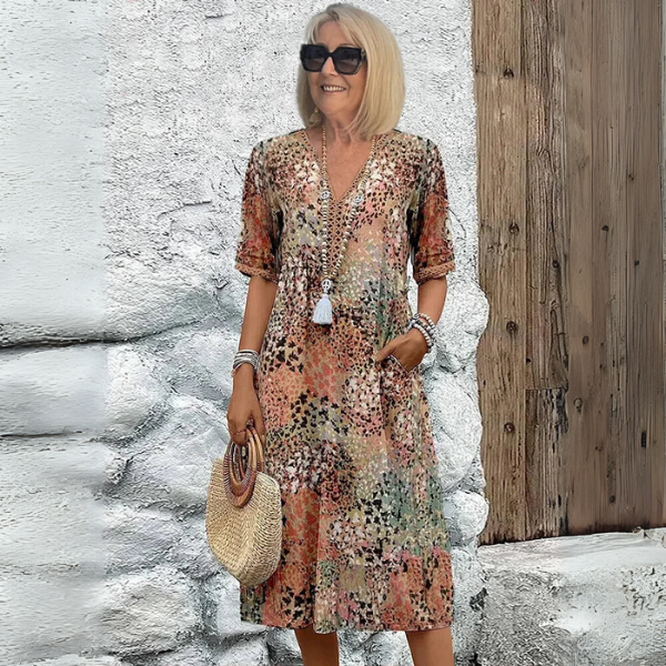 Alysa | Vestido Midi Fluido