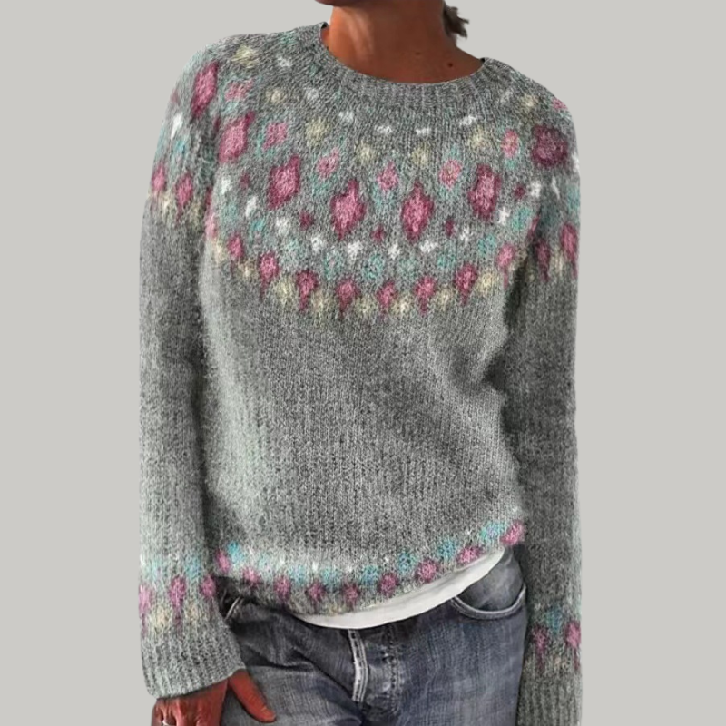 Christy | Pattern Knit Sweater