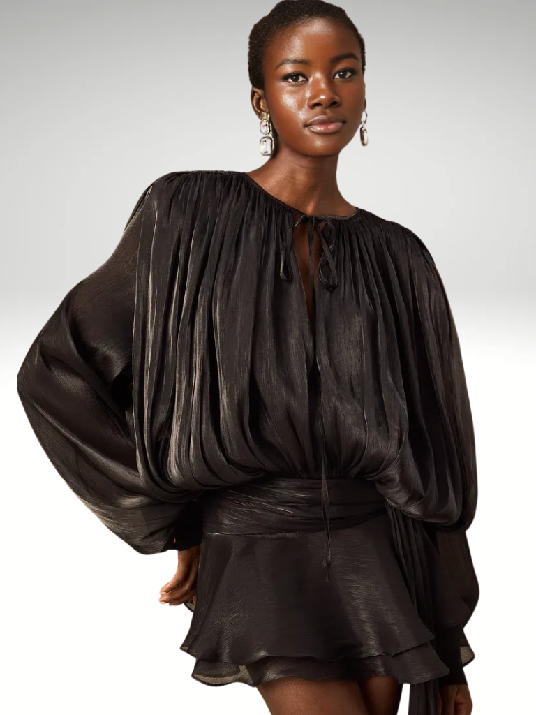 VESTIDO MINI DRAPEADO ISLA