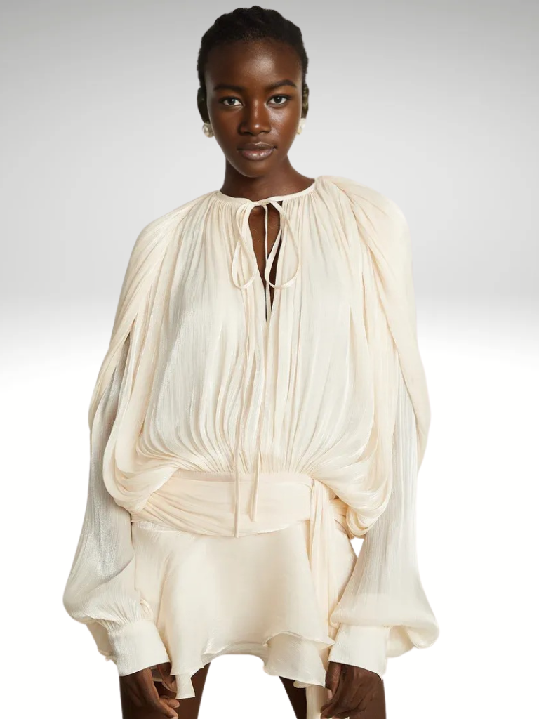 VESTIDO MINI DRAPEADO ISLA