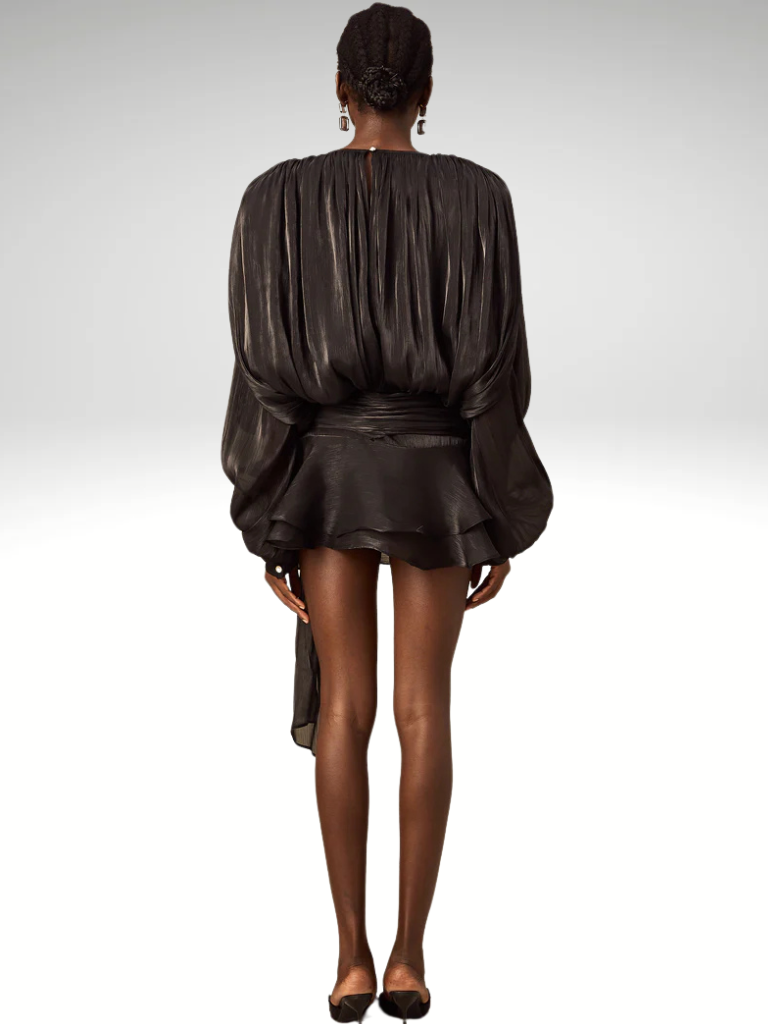 VESTIDO MINI DRAPEADO ISLA