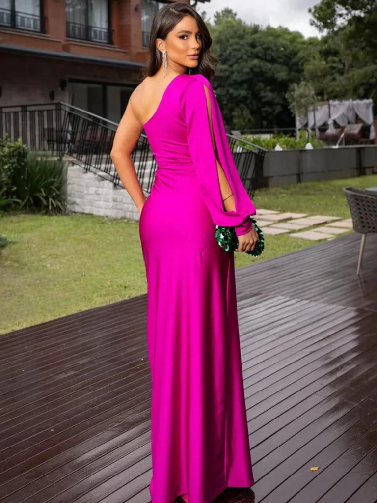 VESTIDO MAXI ANNA SATINNIGHT