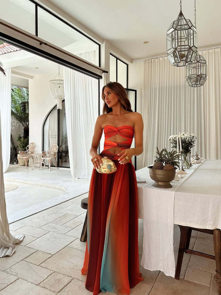 VESTIDO MAXI GLOW ATARDECER