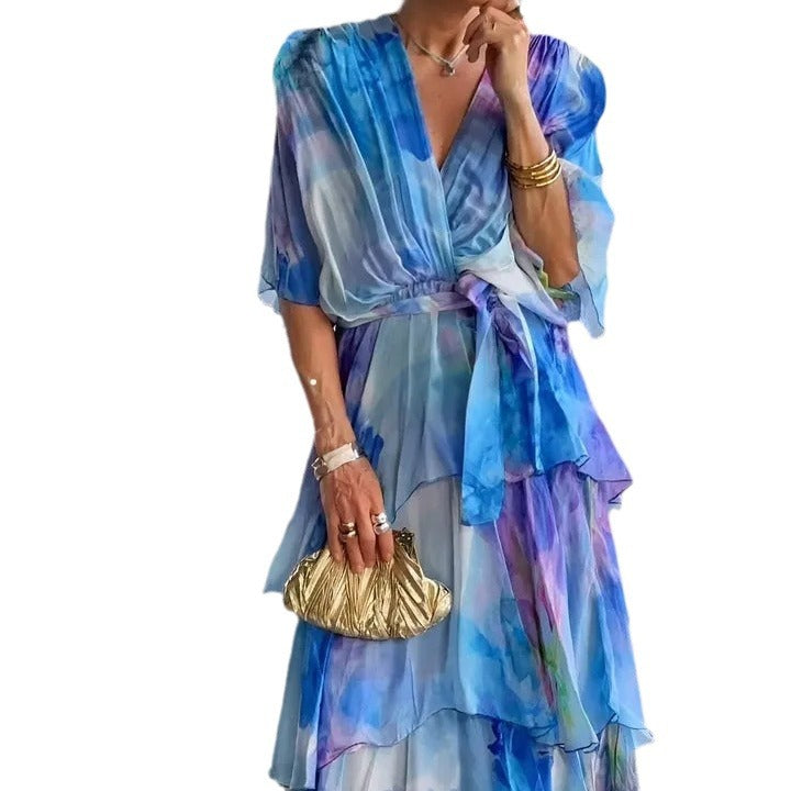 Estela® | Vestido Floral en Capas