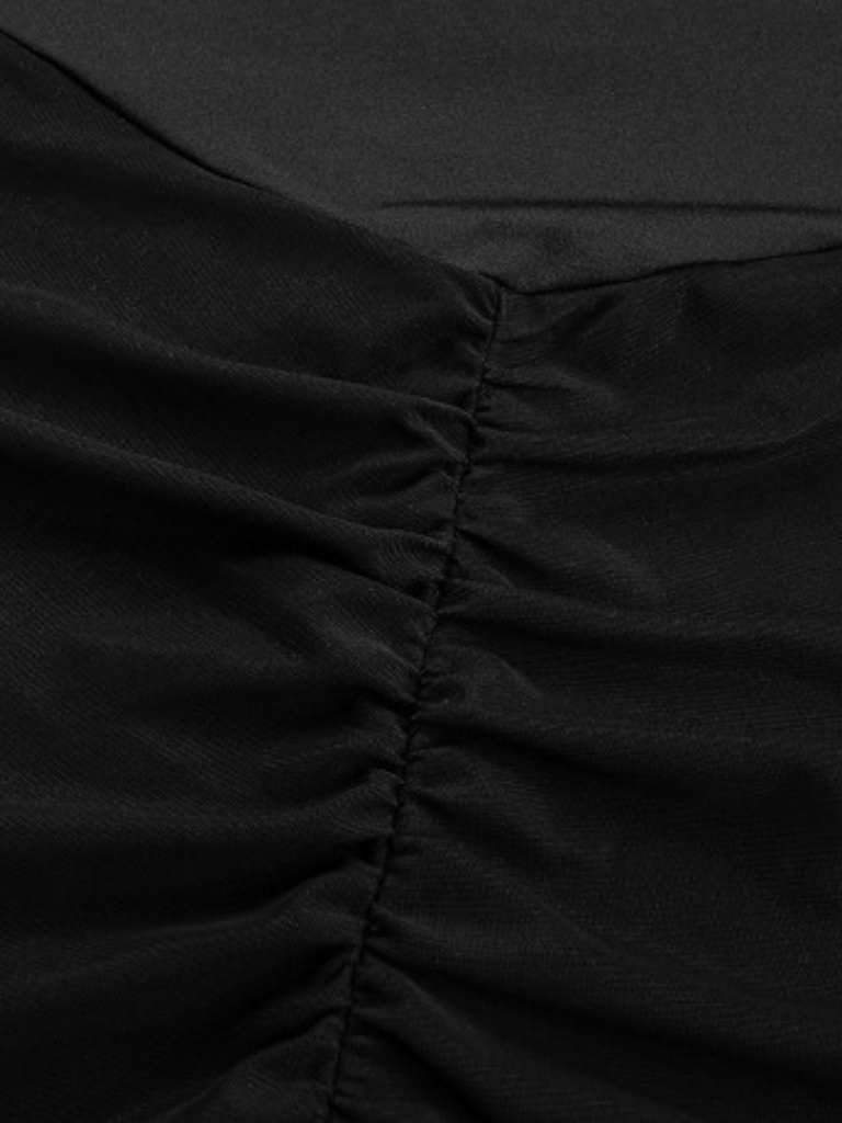 ELEGANTE VESTIDO MAXI SIN HOMBROS