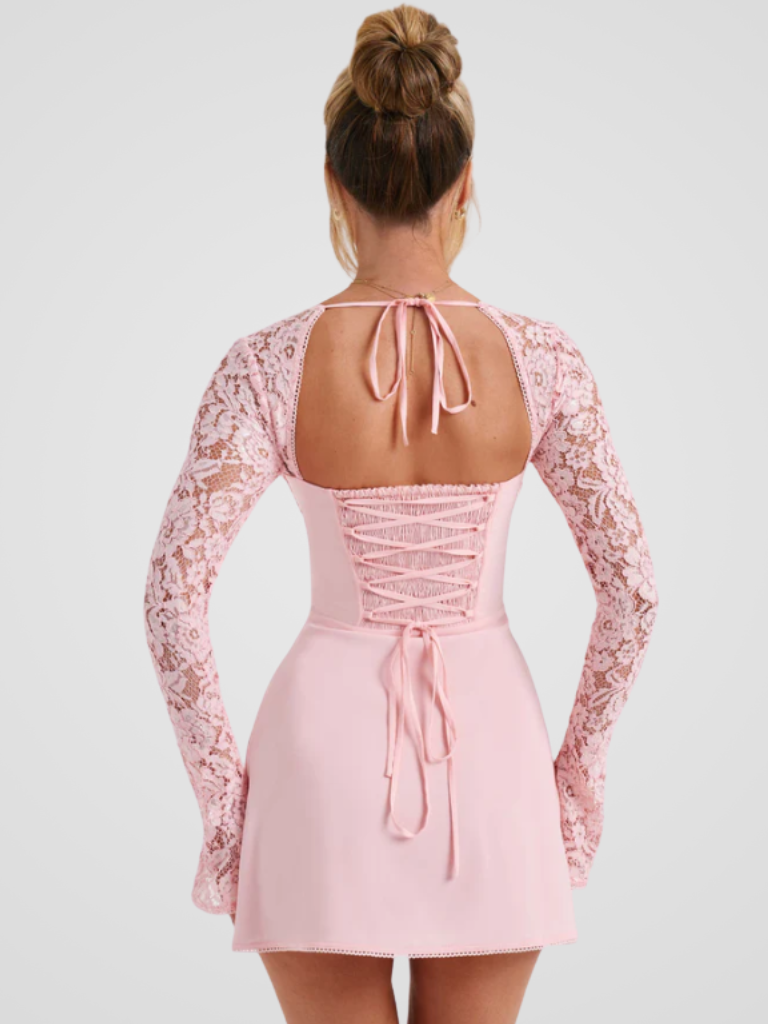 VESTIDO MINI DE ENCAJE AMÉLIE