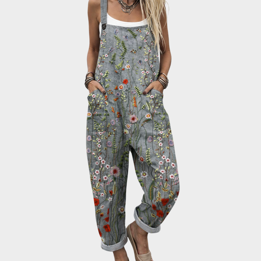Ella | Relaxed Fit Overall Jumpsuit