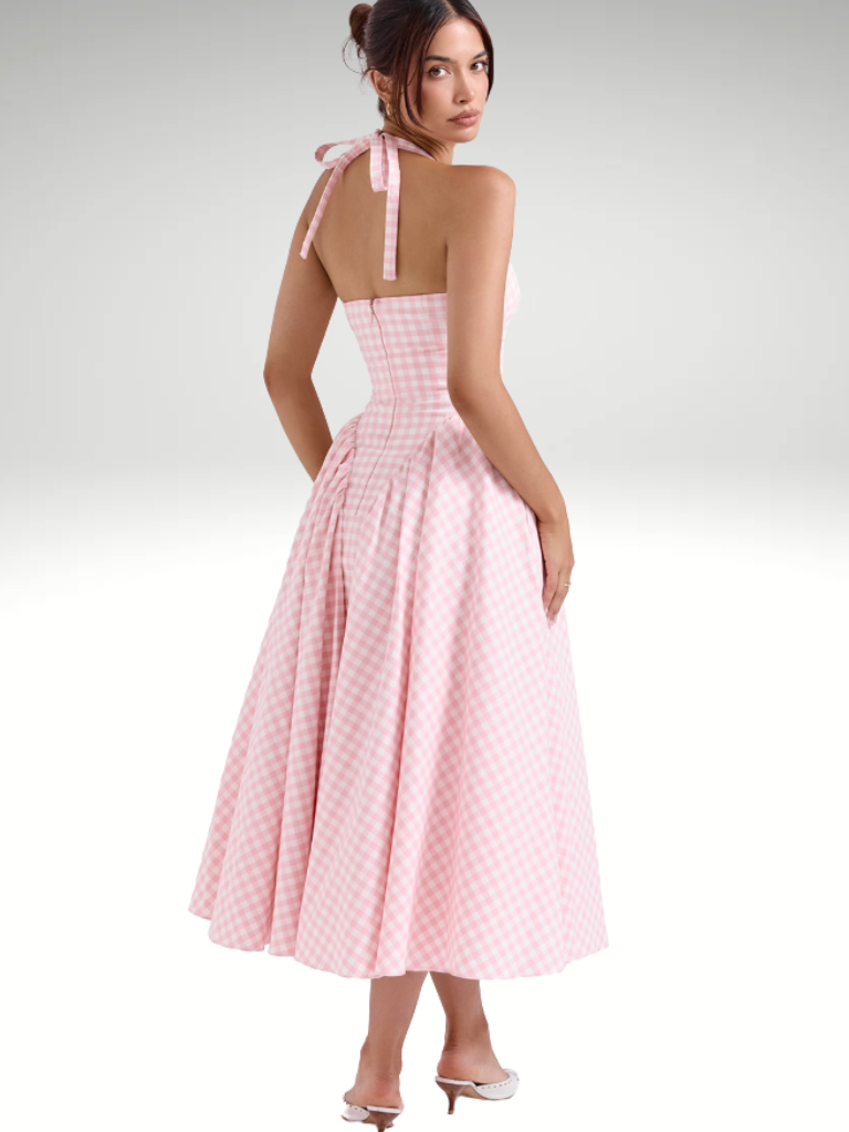 VICHY ROMANCE MIDIKLÄNNING