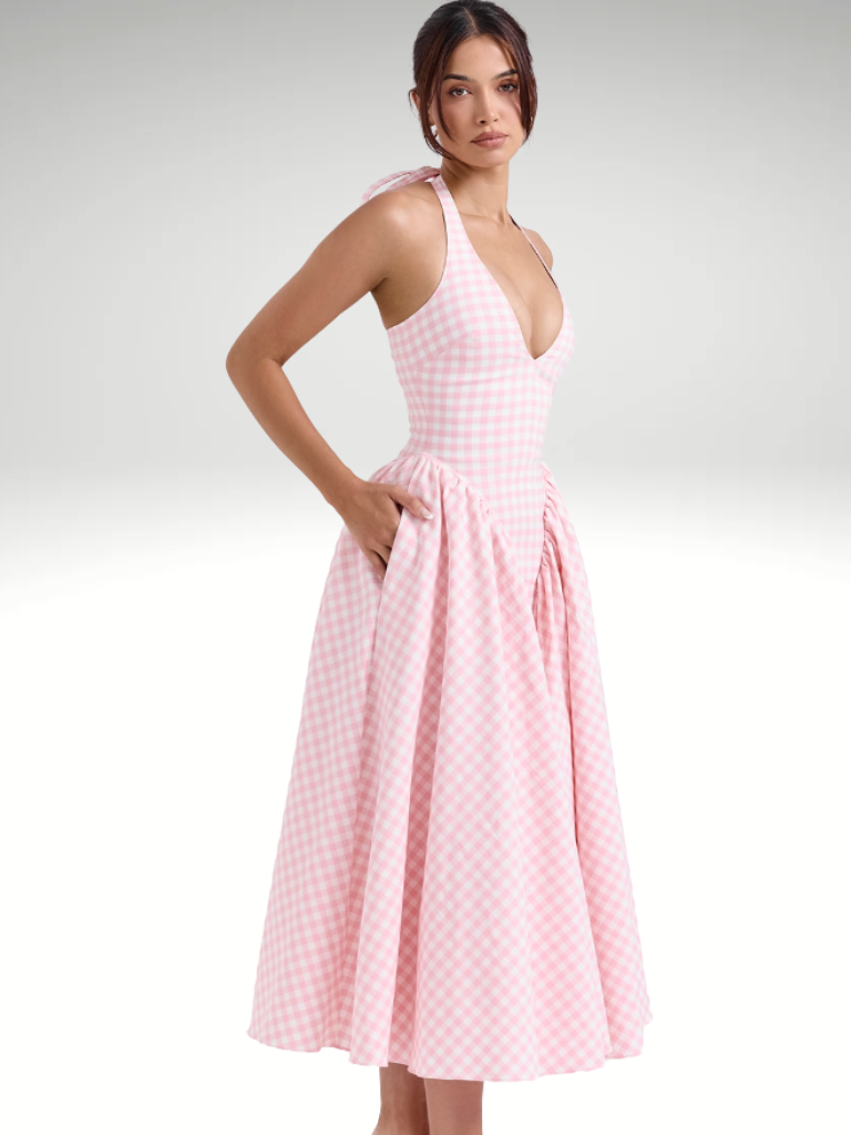 VICHY ROMANCE MIDIKLÄNNING