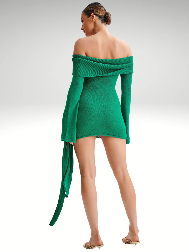 VESTIDO MINI ENVOLVENTE GLAMUROSO