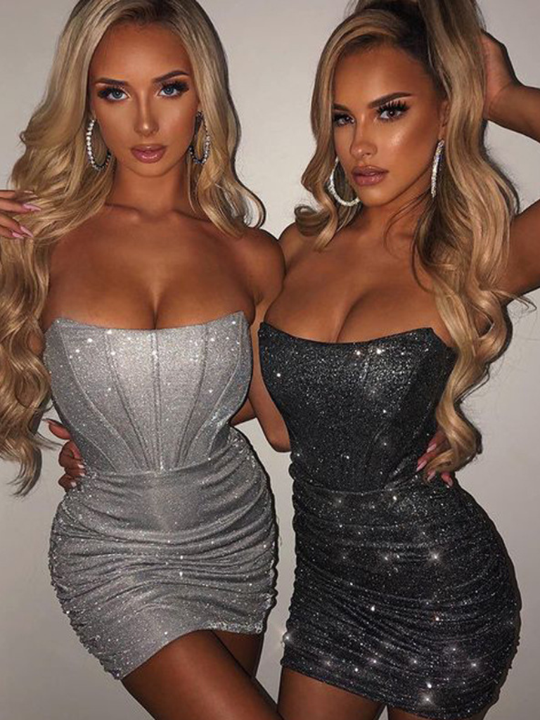 MINI VESTIDO GLITZ & GLAM