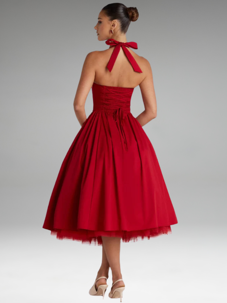 VESTIDO MIDI VIVIENNE GRACE