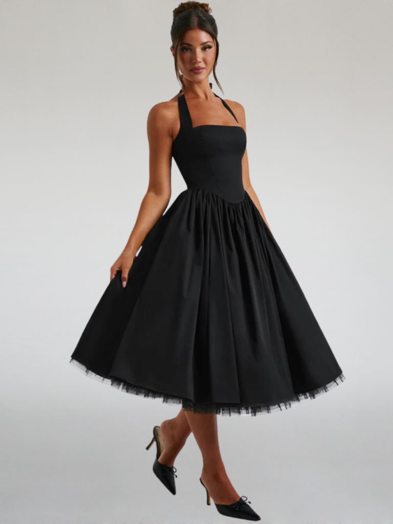 VESTIDO MIDI VIVIENNE GRACE