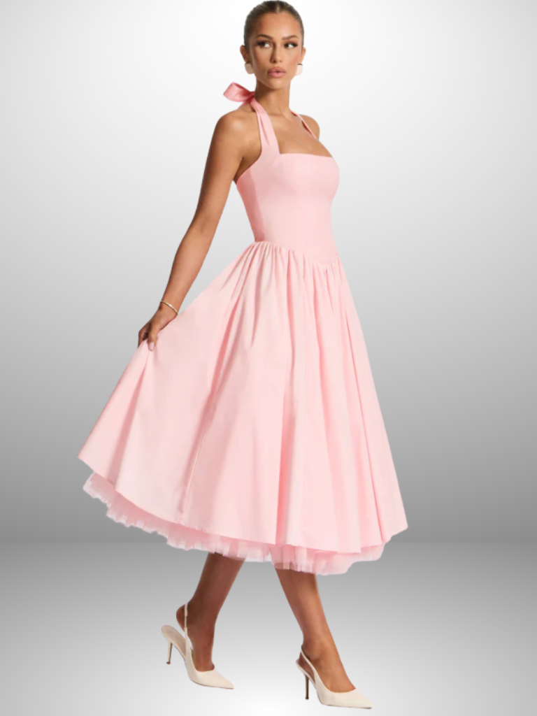 VESTIDO MIDI VIVIENNE GRACE