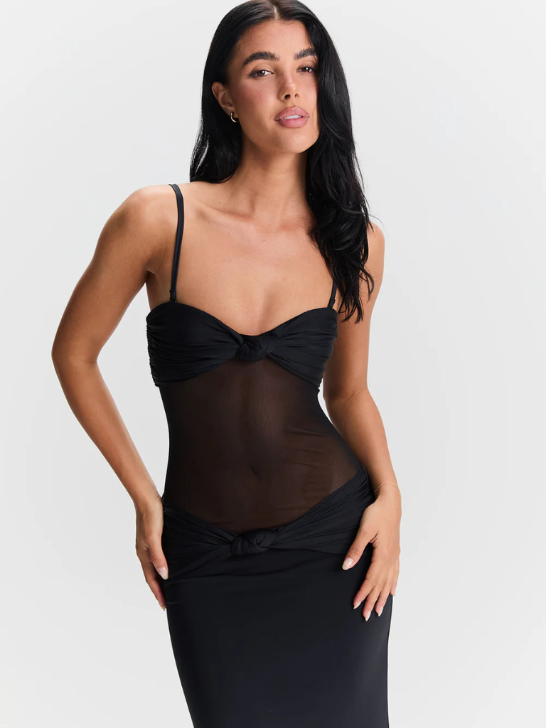 NOIR DÉSIR MAXIKLÄNNING