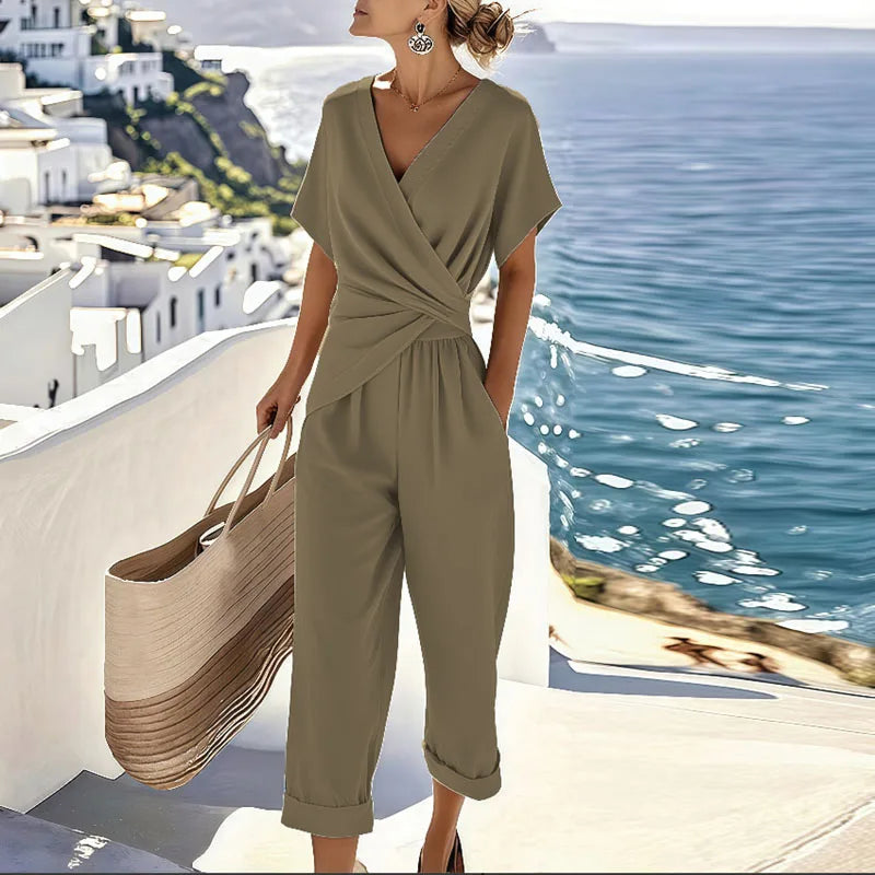 Brooke | Twist Front Jumpsuit