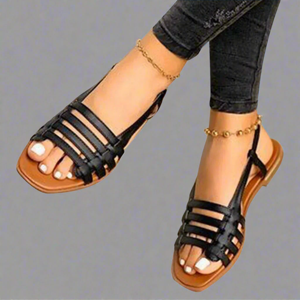Adele | Sandalias gladiadoras hechas a mano en material premium