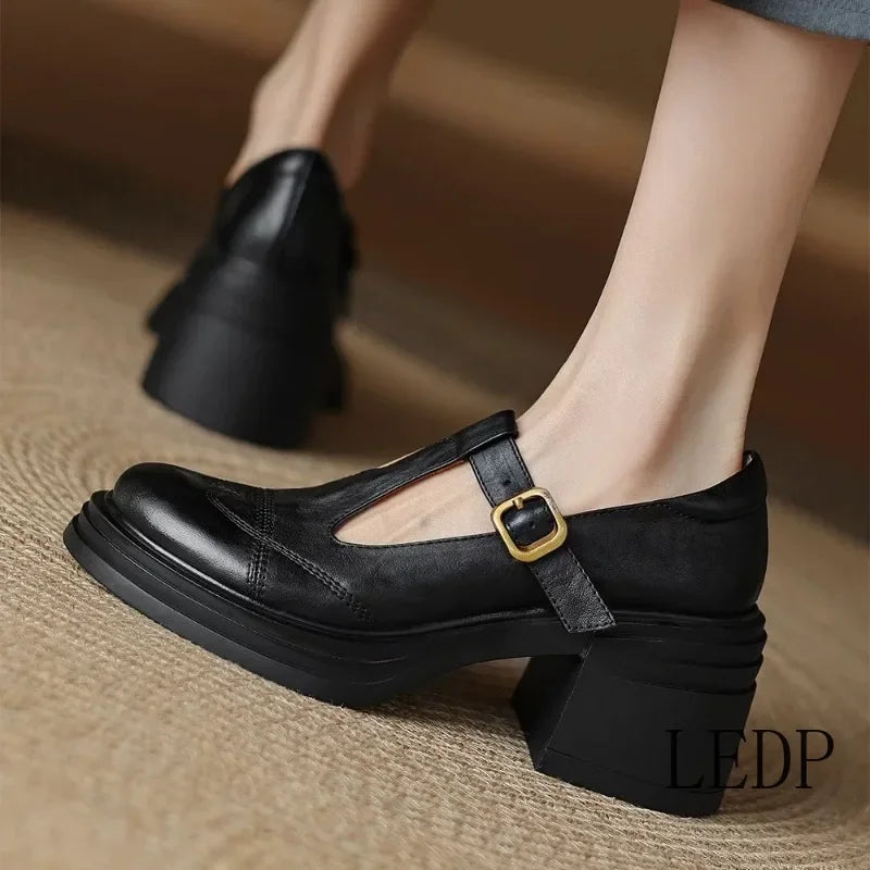 Antonia® | Zapatos Mary Jane ortopédicos de cuero vegano