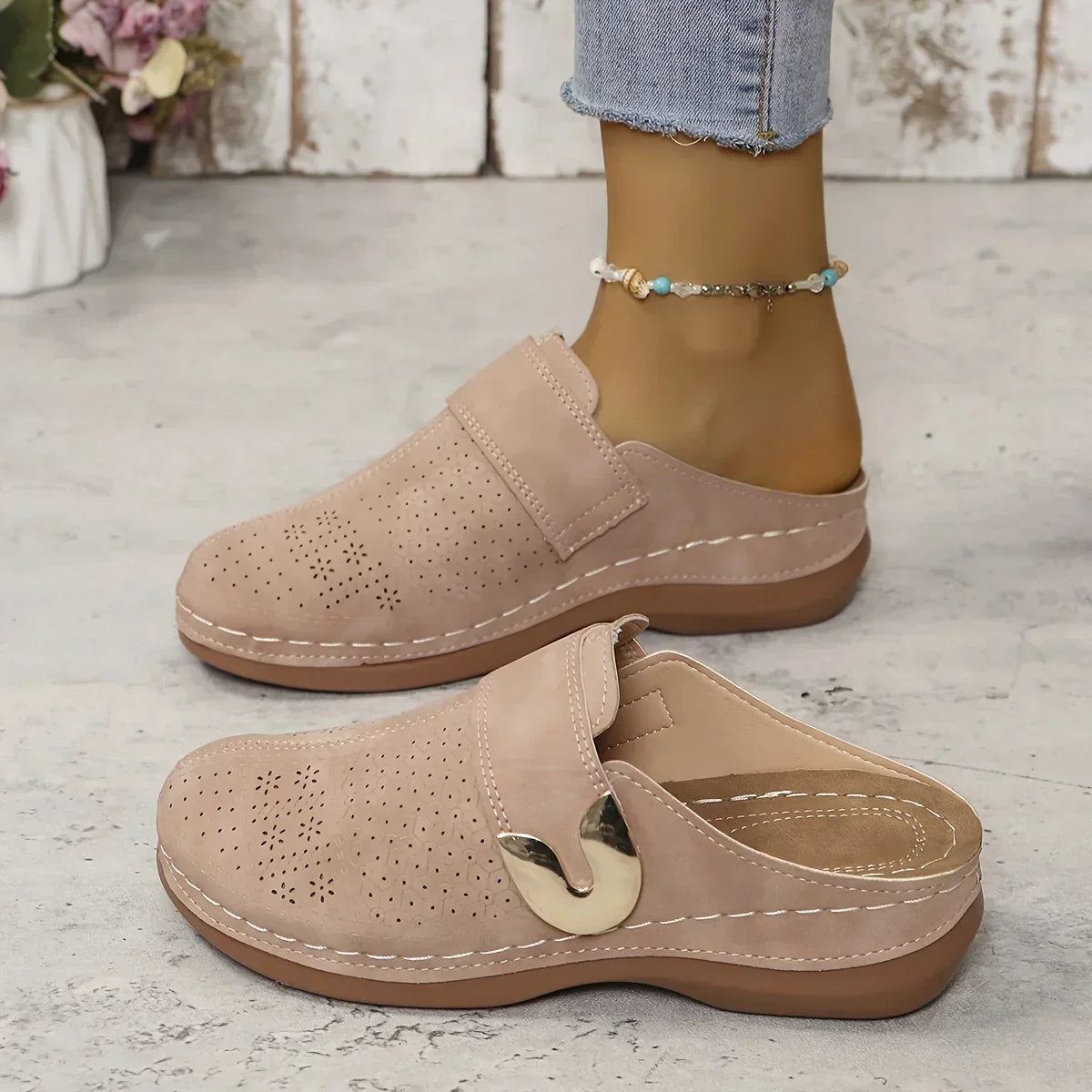 Sandalias de Tacón Amortiguadas Caprielle Chic