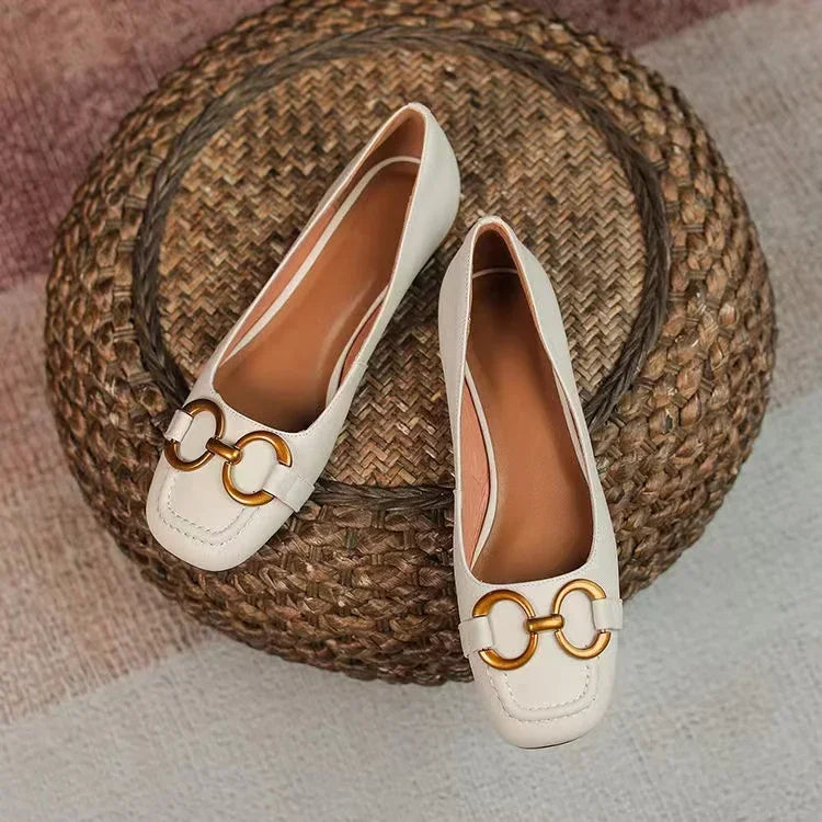 Kim | Chain Detail Ballet Flats