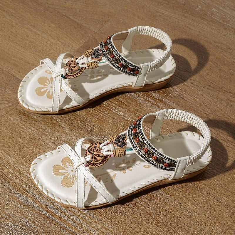 Venecia - Sandalias boho planas ortopédicas para mujeres