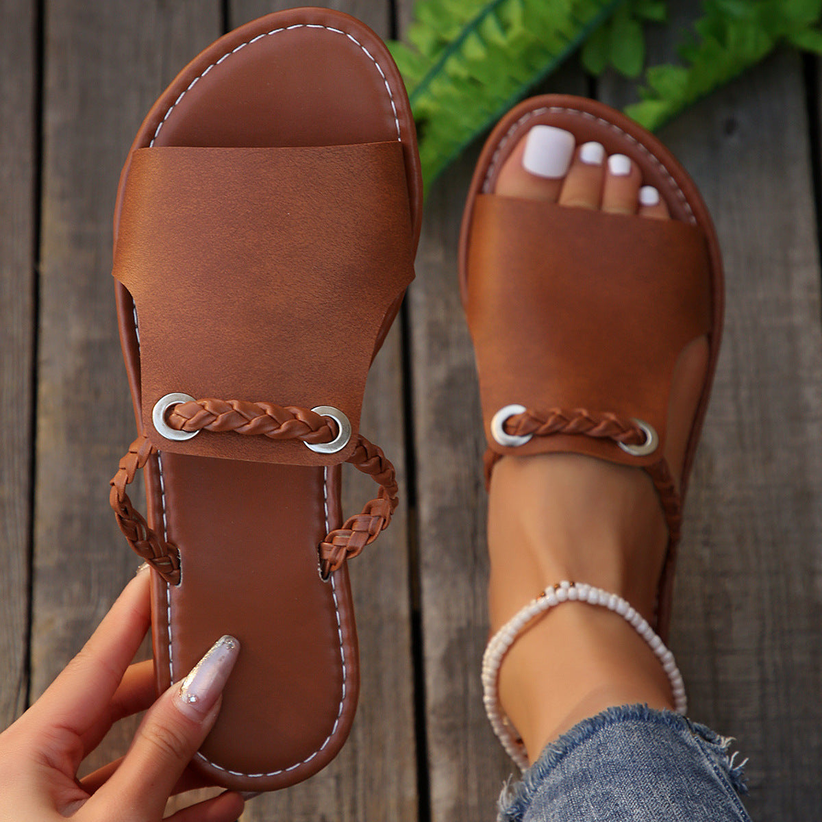 Isla | Sandalias Ortopédicas Slip-In – Elegantes y Transpirables