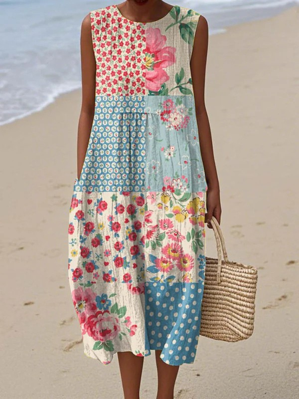 Jolina | Sleeveless Midi Dress