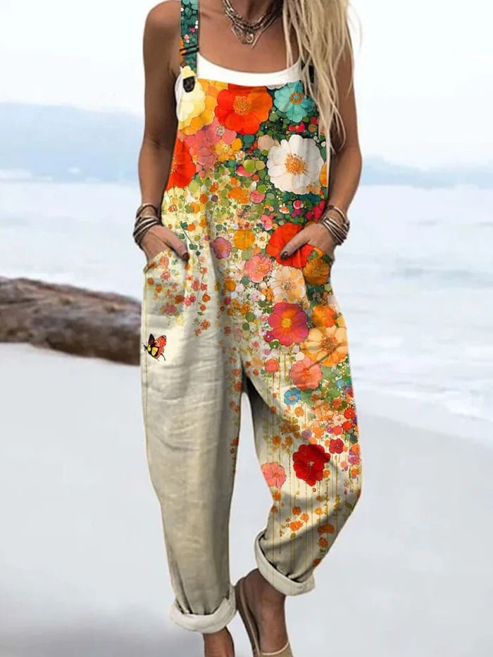 Blakely | Vintage Floral Relaxed Jumpsuit