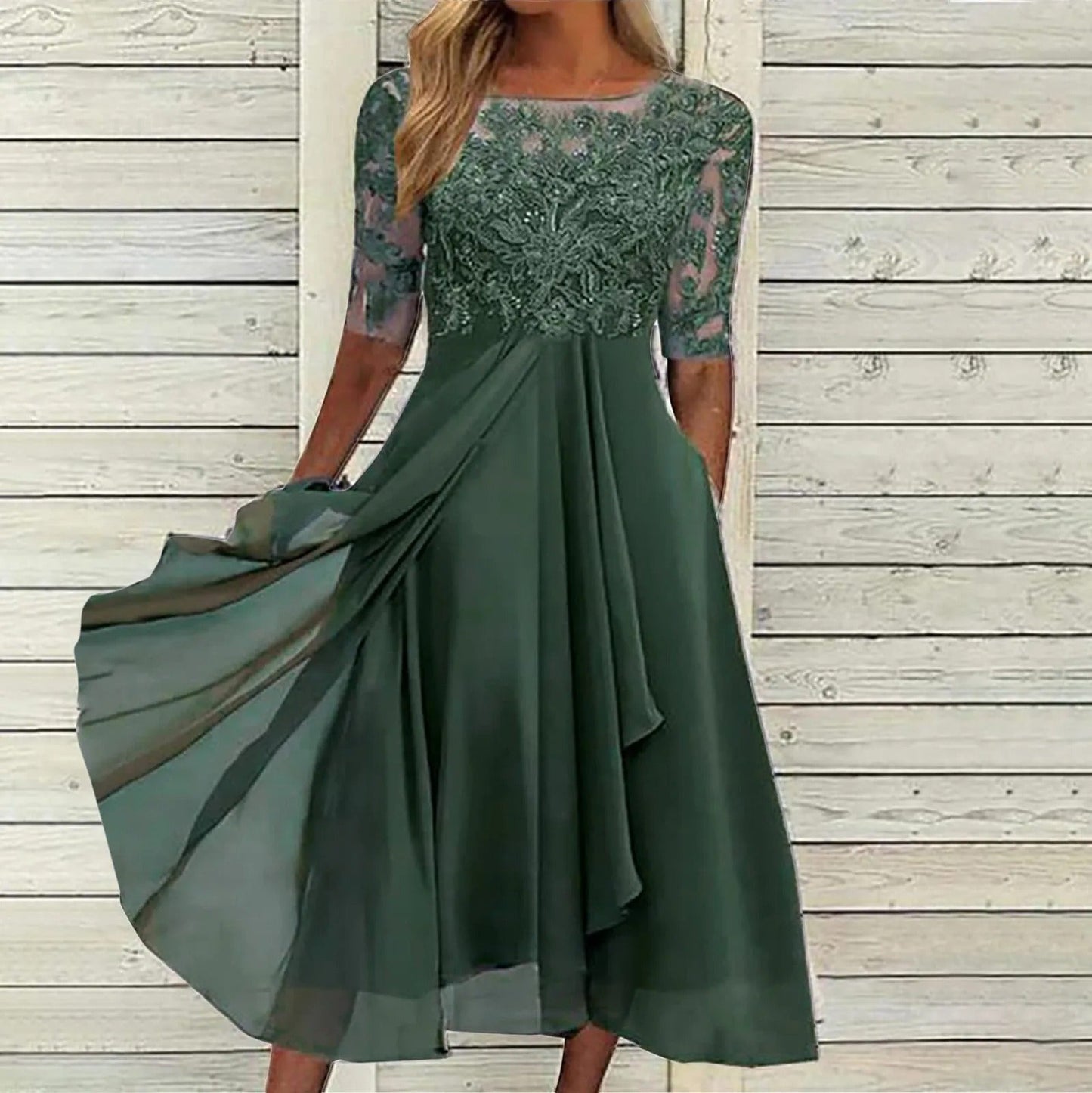 Fiona | Women Summer Embroidered Maxi Dress