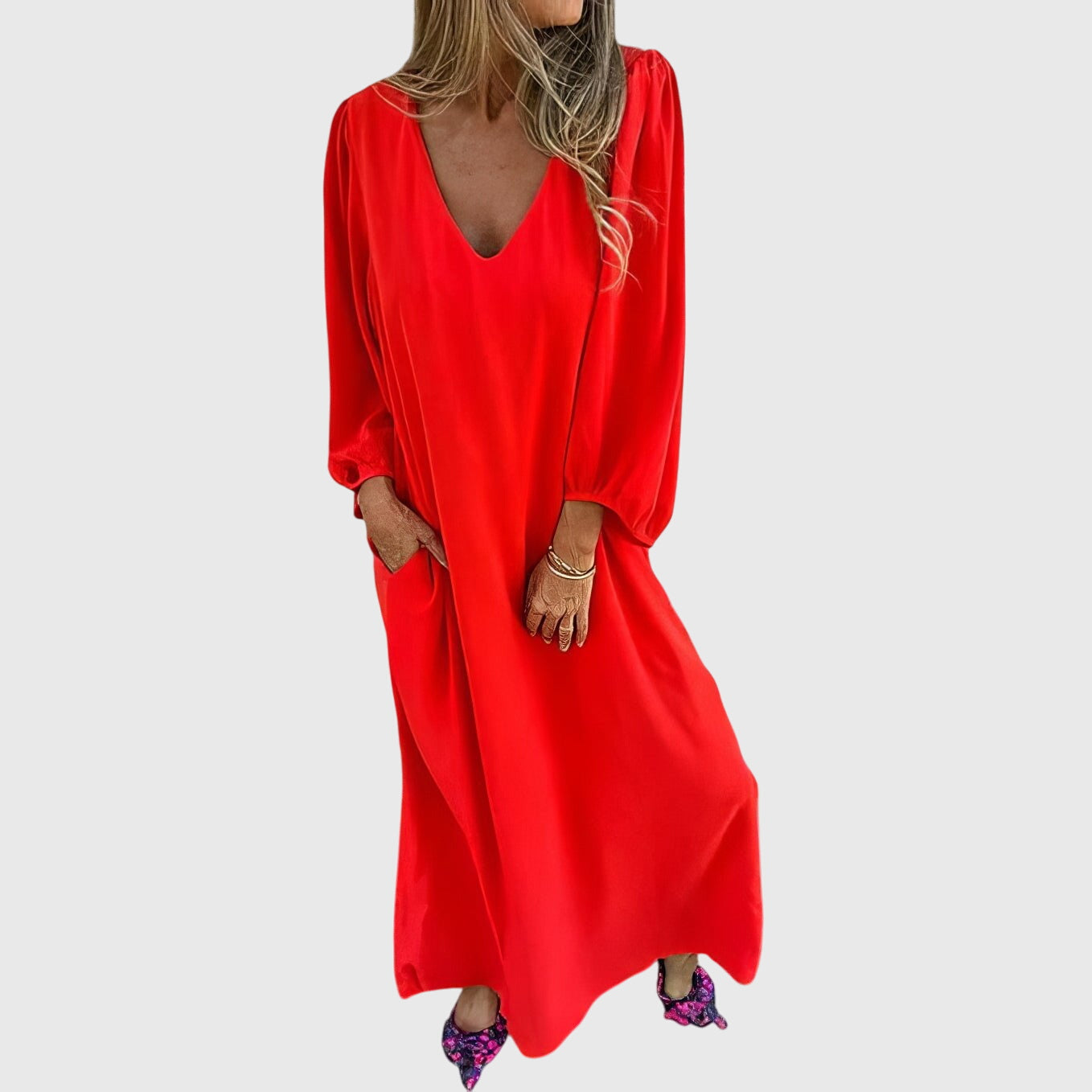 Carol™ - Bohemian Maxi Dress with Pockets for Every Occasion