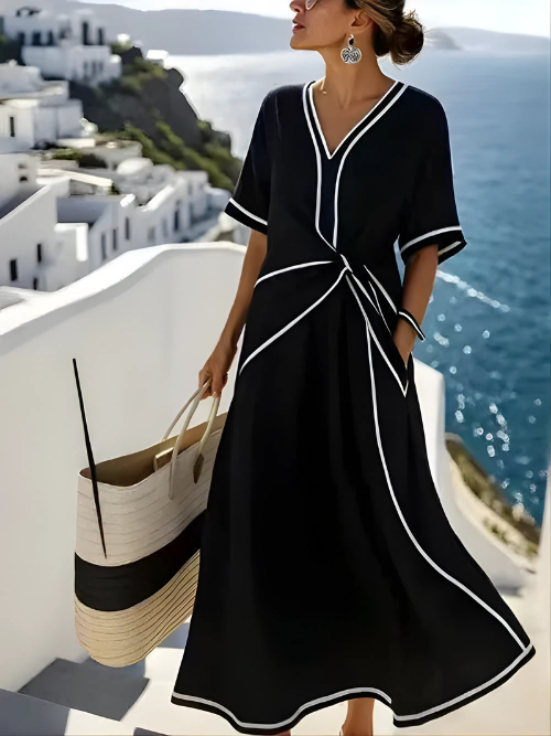 Cindy | Relaxed Wrap Maxi Dress