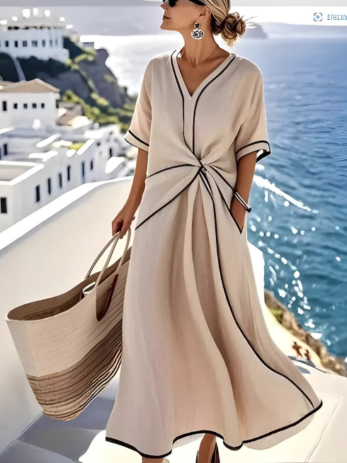 Monica | Relaxed Wrap Maxi Dress